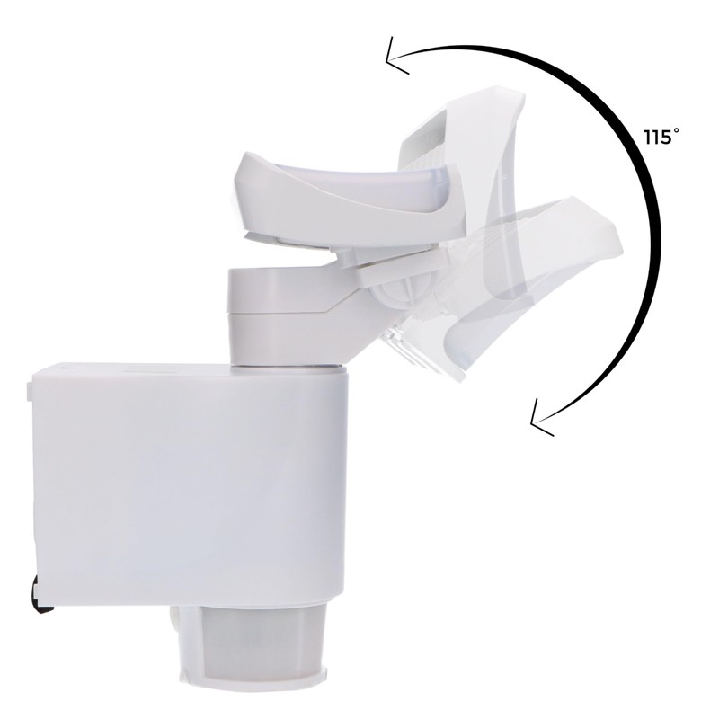 LED's light 0310781 LED Spotlight White with 180° Motion Tracking