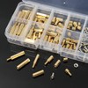 waves M3 Brass Hex Hex Spacer Screw Set Total 120