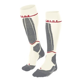 Falke, Womens, SK4 Energizing Light Advanced Knee High Skiing Socks 1-Pair, Off-White, 5-6