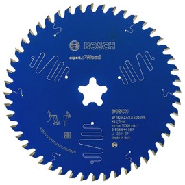 Bosch Professional 1x Expert for Wood Circular Saw Blade (Wood, Saw Blade Diameter 190 x 2.4 mm, 48 Teeth, Circular Saw Accessories)