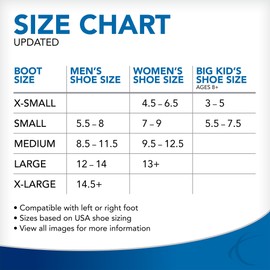 United Ortho USA14007 Cam Walker Fracture Boot, Large, Black