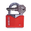 Amtech T0704 40mm Rhombic Chrome Plated Iron Padlock