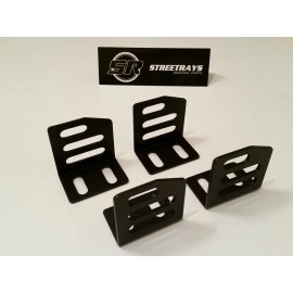 StreetRays SR Universal NRG Super Low Ride Side Adjustable Bucket Racing Mount Seat Bracket