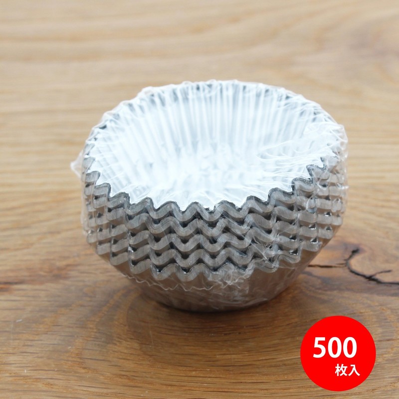 大黒工業 おかずカップ・バラン シルバー 5号 FMホイルケース 6F 592908 500枚入