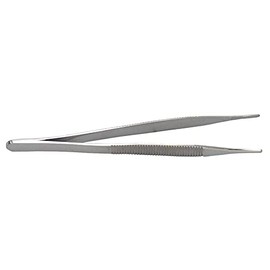 Graham-Field 2757 Grafco Addison Thumb Dressing Forceps, Serrated, Stainless Steel, 4-3/4" Length