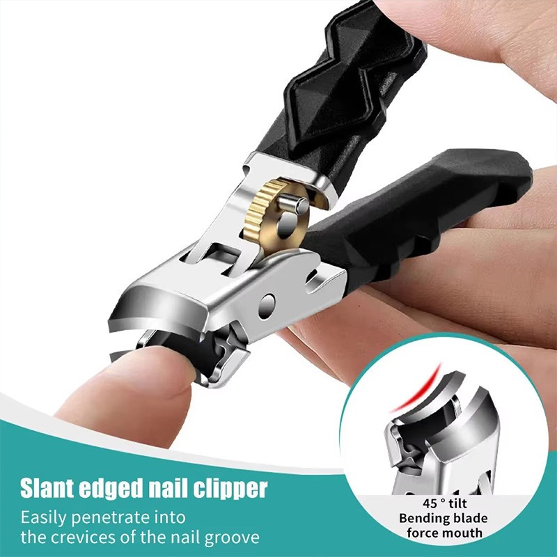 Stainless steel Slanted Nail Clippers Ultra-Sharp Slanted Nail Clippers Set
