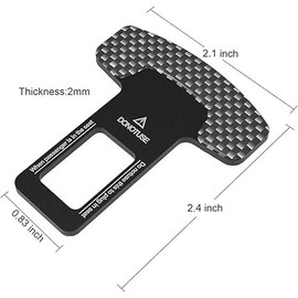 CIFFRA Safe Seat Belt Clips Slot Plugs 2Pack, Car Trim Accessories, Retainer Locking-Clip, Seat Belt Clip Adjuster Clips for All Cars to Make Your Driving More Comfortable & Flexible Accessories (2pcs)