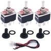 TWTADE 3 Pcs Momentary Heavy Duty Rocker Toggle Switch 6