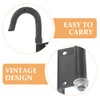 Ciieeo Telescopic Ladder Hook Outdoor Ladder Hook Mountable Iron Heavy