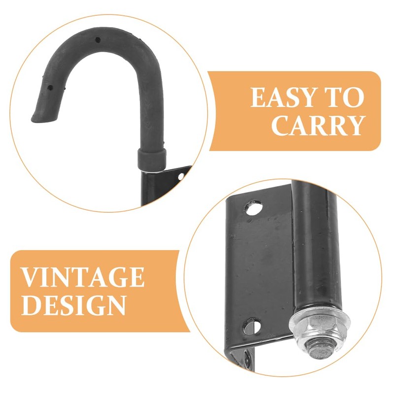 Ciieeo Telescopic Ladder Hook Outdoor Ladder Hook Mountable Iron Heavy