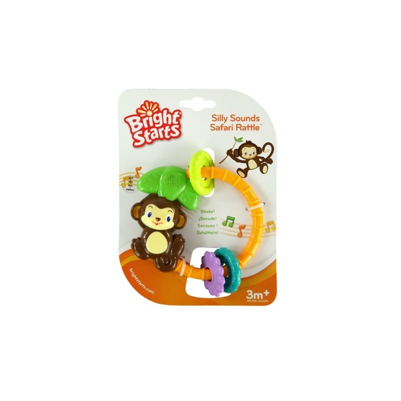 Bright Starts Silly Sounds Safari Rattle