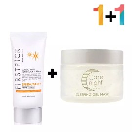 Magic Mild 안끈적이는 선 썬 크림 케어 나이트 시카 병풀잎수 지우는법 노세범 순한 백탁없는 닭살로션 [매직마일드선크림 1개/자라논닭살로션 1개] Non-sticky Sun Cream Care Night Cica Centella Asiatica Water Removal Method No Sebum Gentle Non-White Cast Chicken Skin Lotion [Magic Mild Sun Cream 1 pc / Zara Non-Chi