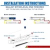 JESLED T8 T10 T12 8FT LED Light Bulbs, 50W 6000LM,