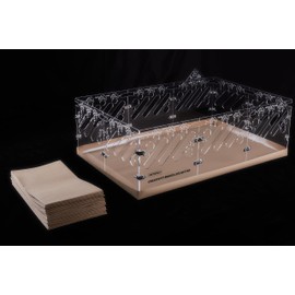 NBTORCH 3x2ft Cage Disposable Bottom (1-Month Supply) - Disposable Waterproof Kraft Paper (4 Sheets)