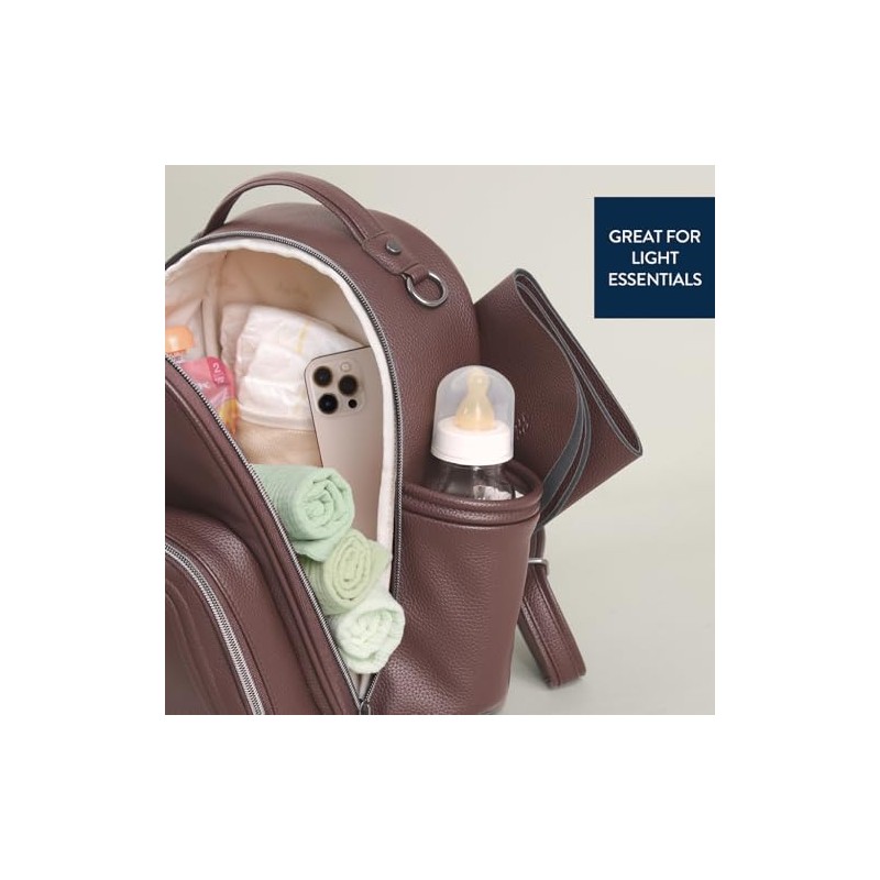 Itzy Ritzy Mini Diaper Bag Backpack - 10 Pockets w/Changing