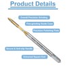 sourcing map Spiral Point Plug Threading Tap M2 x 0.4