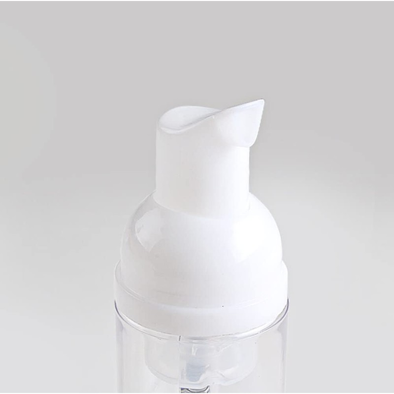 3 x Empty Foam Pump Bottle 100ml Clear Plastic Refillable