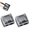 Fokroin 2 Stück Makeup Sharpener Anspitzer, Augen Make up-Bleistiftspitzer， Sharpener