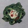 The Bleeding Medusa Embroidered Iron on Sew on Patch
