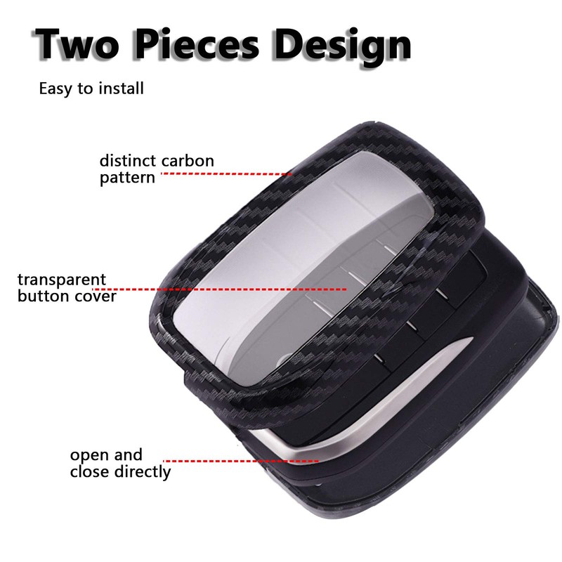 Kwak's Car Key Cover PC Key Case Carbon Fibre Pattern