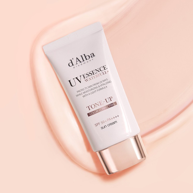 Dalva Vegan Waterful Pink Tone-Up Sun Cream 50ml / 달바