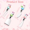 MOUNTCLIM 4 Pcs Easter Cheese Knives Set, Resin Handle with