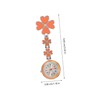 Gatuida Fashion Rose Nurse Fob Watch Round Dial Clip Hanging