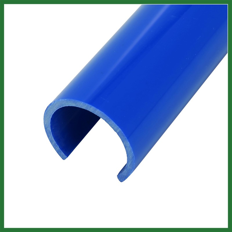 Motoforti Pair Front Grille Trim Strips Cover Blue ABS Replacement