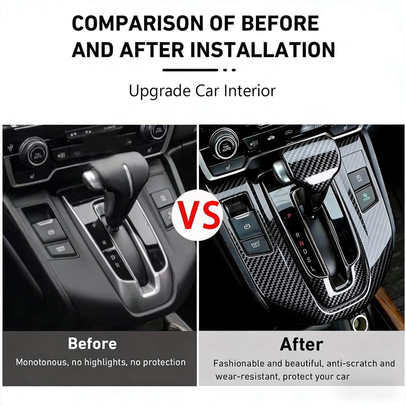 FQMY Car Gear Shift Box Panel Cover Inner Frame Gear