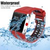 Silicone Watch Bands Replacement Bands Soft Comfortable Dual Color Watch