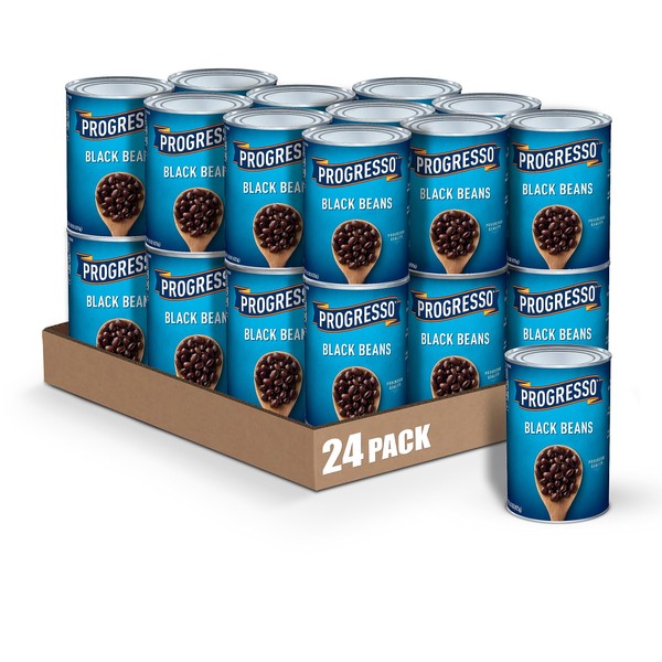 Progresso Canned Black Beans, 15 oz. (Pack of 24)