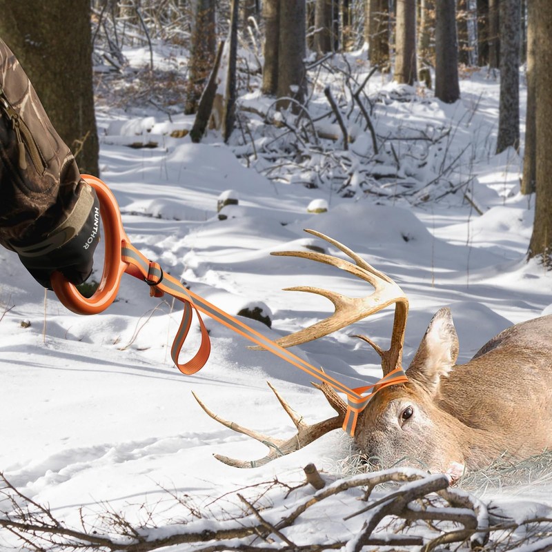 Deer Drag with Wider High-Strength Handle, 6.3ft Rope for Deer
