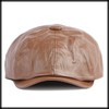 White Fang CA878 Plain Leather Newsboy Hat, Outdoors, Climbing, Walking,