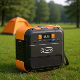 FlashFish Portable Power Station 120W 98Wh Solar Generator AC DC USB Type C Outdoor Camping98wh: A101