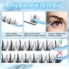 Lash Clusters 84 Pcs Cluster Lashes Eyelash Clusters DIY Cluster