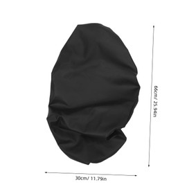 GRIRIW 2pcs Leather Motorcycle Seat Cover Mat for Electric Bikes Ergonomic Cushion for Comfortable Riding Easy Installation