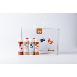 Saumeme Jangryu Set, Korea Red Pepper Paste Powder, Soybean Paste Powder, Soy Sauce Powder, Ssamjang Powder, Vegan, Non GMO, Gluten Free, No Preservatives, No Added MSG ［Korean 4 Spice Seasoning ］