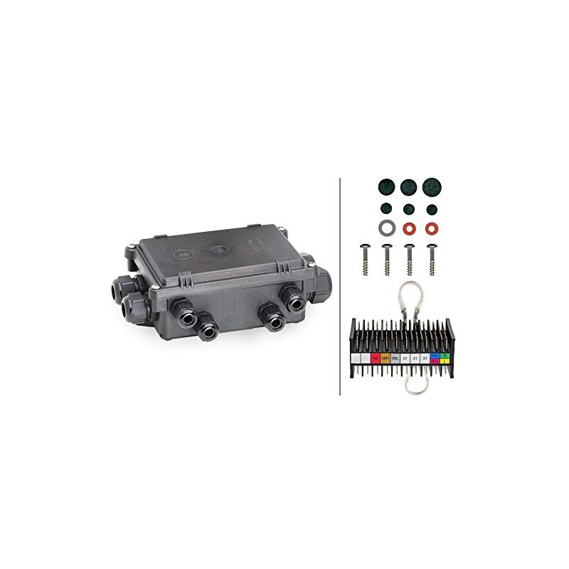 HELLA 8KV 177 785-007 Cable Junction Box - Flat Plug-in
