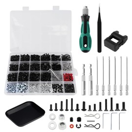 GLOBACT 1000PCS RC Screw Kit & RC Screwdrivers & Screws Pallet Kit RC Tool Kit for 1/8 1/10 1/12 1/16 1/18 Traxxas Arrma Axial Redcat HSP LOSI RC Car Truck Crawler Universal Hardware Fasteners