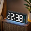 Necomi 【Upgrade】 6.8'' Digital Alarm Clock, LED Alarm Clock with