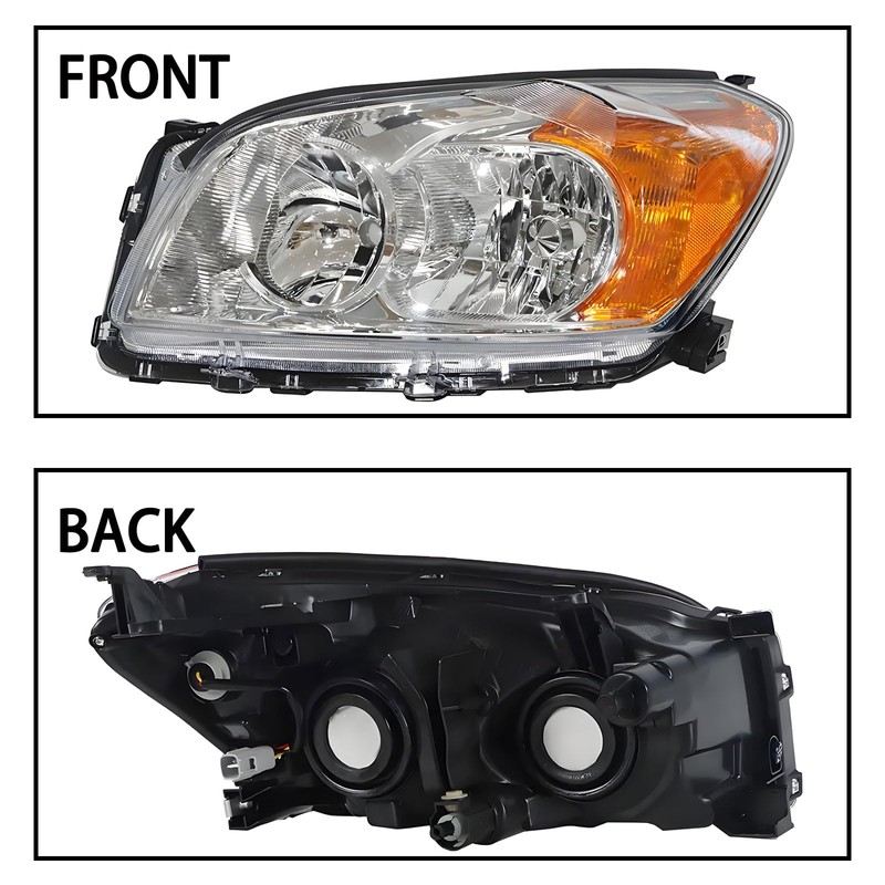 2PCS Headlights Assembly for USA Built Model For 2009 2010