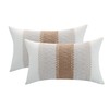 Tosleo Set of 2 Khaki Throw Pillow Covers 12x20 Boho