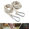 YURRUON Tree Swing Ropes, 2Pcs Hammock Hanging Rope Adjustable Swing