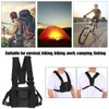 Chest Pack Adjustable Multi Pocket Functional Harness Front Vest Rig