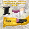 OMCCHK Chainsaw Teeth Sharpener, Portable Chain Saw Sharpener Tool, Universal