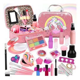 TAIMEI 28 Pcs Juego De Maquillaje De Niñas Maquillaje Lavable