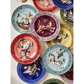 Anthropologie NEW ANTHROPOLOGIE 1 PLATE "12 DAYS" CHRISTMAS PHANNAPAST TAYCHAMAYTHAKO