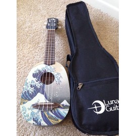 Luna Artistic Series Great Wave Soprano Ukulele
