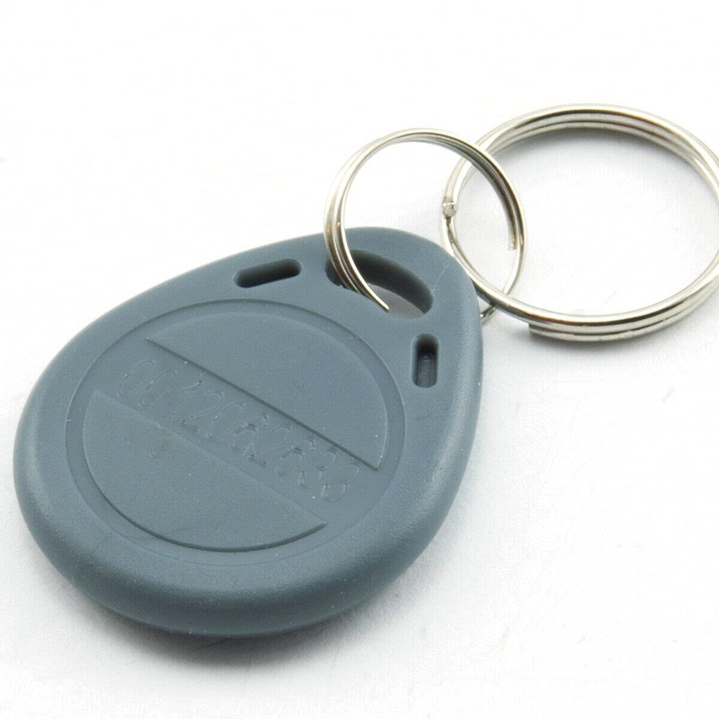 50 X Grey RFID Tags Key fobs - 125Khz READ