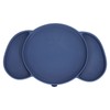 Kids Divided Plates Safe Silicone Foldable Prevent Slipping Toddler Suction
